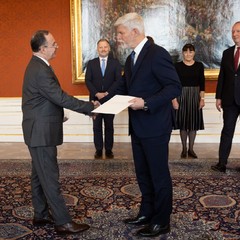 Velvyslanec Argentinské republiky Pražský hrad, 8.12. 2023, foto: Zuzana Bönisch 