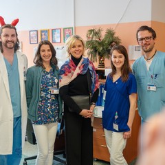 Návštěva Královéhradeckého kraje, Dětská klinika Fakultní nemocnice Hradec Králové,5.12. 2023, foto: Tomáš Fongus