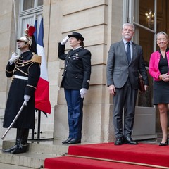 Pracovní návštěva Francouzské republiky, setkání s předsedkyní vlády Francouzské republiky Élisabeth Borneovou, Paříž, 21.12. 2023, foto: Tomáš Fongus    