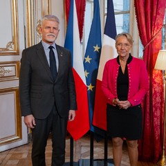 Pracovní návštěva Francouzské republiky, setkání s předsedkyní vlády Francouzské republiky Élisabeth Borneovou, Paříž, 22.12. 2023, foto: Tomáš Fongus