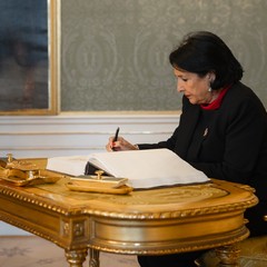 Oficiální návštěva prezidentky Gruzie, 11.12. 2023, foto: Tomáš Fongus  