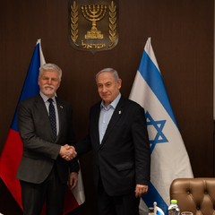 Jednání s předsedou vlády Státu Izrael Benjaminem Netanjahuem, oficiální návštěva Státu Izrael a Státu Katar, 15.1. 2024, foto: Zuzana Bönisch 