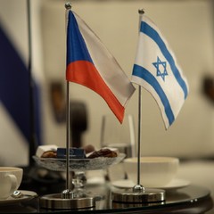 Setkání s prezidentem Státu Izrael Jicchakem Herzogem, oficiální návštěva Státu Izrael a Státu Katar, 15.1. 2024, foto: Zuzana Bönisch 