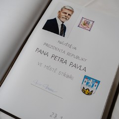 Návštěva Stříbra a debata s občany, oficiální návštěva Plzeňského kraje, 23.1. 2024, foto: Tomáš Fongus  