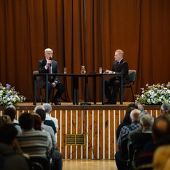 Návštěva Stříbra a debata s občany, oficiální návštěva Plzeňského kraje, 23.1. 2024, foto: Tomáš Fongus  