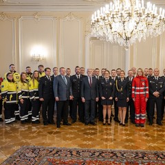 Prezident Pavel na Hradě přijal lékaře, policisty a hasiče, kteří zasahovali při střelbě na Filozofické fakultě UK 