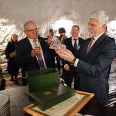 Návštěva pivovaru Plzeňský Prazdroj, oficiální návštěva Plzeňského kraje, 23.1. 2024, foto: Tomáš Fongus    