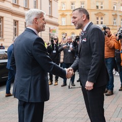 Setkání se hejtmanem Rudolfem Špotákem, jednání s představiteli kraje , oficiální návštěva Plzeňského kraje, 23.1. 2024, foto: Tomáš Fongus    