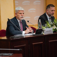 Setkání se hejtmanem Rudolfem Špotákem, jednání s představiteli kraje , oficiální návštěva Plzeňského kraje, 23.1. 2024, foto: Tomáš Fongus    