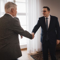 Prezident republiky přijal ministra Jana Lipavského  