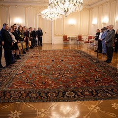 Prezident republiky přijal vítěze soutěže „Vesnice roku 2023“ 