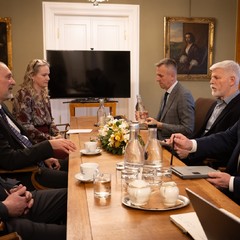 Prezident republiky přijal ministra pro legislativu 