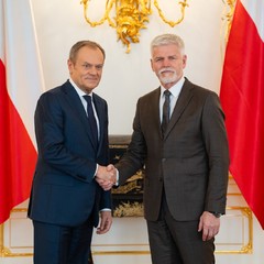 Prezident republiky přijal předsedu vlády Polské republiky 
