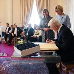 Návštěva radnice města Lucemburk, státní návštěva Lucemburského velkovévodství, Lucembursko, 29.2. 2024, foto: Tomáš Fongus