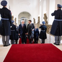 Pracovní návštěva francouzského prezidenta, Pražský hrad, 5.3. 2024, foto: Zuzana Bönisch