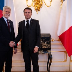Pracovní návštěva francouzského prezidenta, Pražský hrad, 5.3. 2024, foto: Zuzana Bönisch
