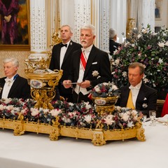 Státní banket na počest prezidenta republiky a paní Evy Pavlové v Lucemburském velkovévodství, Lucembursko, 29.2. 2024, foto: Tomáš Fongus