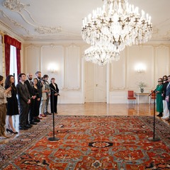 Prezident republiky přijal finalisty ankety Zlatý Ámos