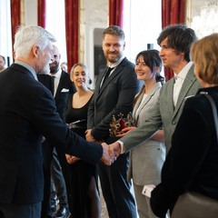 Prezident republiky přijal finalisty ankety Zlatý Ámos