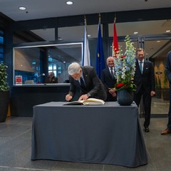 Zahájení business fóra v Lucemburské hospodářské komoře, Lucembursko, 1.3. 2024, foto: Tomáš Fongus