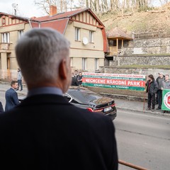 Debata k NP Křivoklátsko, Sokolovna Křivoklát, 6.3. 2024, foto: Tomáš Fongus