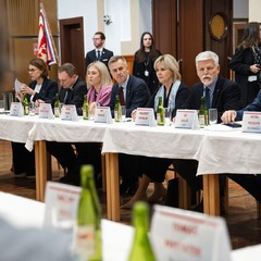 Debata k NP Křivoklátsko, Sokolovna Křivoklát, 6.3. 2024, foto: Tomáš Fongus
