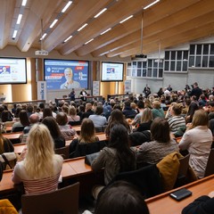 Debata Denik.cz s občany, Fakulta biomedicínského inženýrství ČVUT – KOKOS, 6.3. 2024, foto: Tomáš Fongus