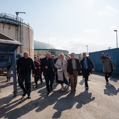 Prohlídka projektu a diskuze se zastupiteli na téma energetické soběstačnosti obcí a měst v ČR, Kněžice, 7.3. 2024, foto: Tomáš Fongus