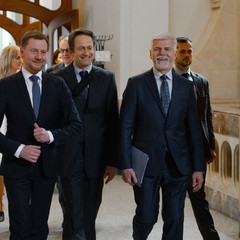 Setkání s Michaelem Kretschmerem, předsedou vlády Svobodného státu Sasko, 15.3. 2024, foto: Tomáš Fongus