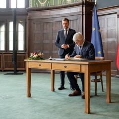 Setkání s Michaelem Kretschmerem, předsedou vlády Svobodného státu Sasko, 15.3. 2024, foto: Tomáš Fongus