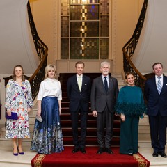 Rozloučení prezidenta republiky a paní Evy Pavlové s Jeho královskou Výsostí velkovévodou lucemburským a Její královskou Výsostí velkovévodkyní lucemburskou, Lucembursko, 1.3. 2024, foto: Tomáš Fongus