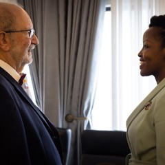Bývalý velvyslanec a poradce prezidenta republiky Karel Kovanda během oficiální návštěvy prezidenta republiky Petra Pavla ve Rwandské republice, 6.4.2024, foto: Zuzana Bönisch