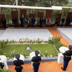 Prezident republiky se zúčastnil vzpomínkového ceremoniálu v Památníku genocidy, Rwandská republika, 7.4.2024, foto: Zuzana Bönisch