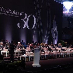 Prezident republiky se zúčastnil vzpomínkového ceremoniálu v Památníku genocidy, Rwandská republika, 7.4.2024, foto: Zuzana Bönisch