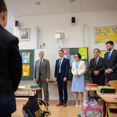 Návštěva prezidenta republiky ve Zlínském kraji, ZŠ a MŠ Mysločovice, 16.4.2024, foto: Zuzana Bönisch