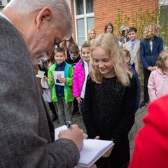 Návštěva prezidenta republiky ve Zlínském kraji, 3. ZŠ Zlín, 16.4.2024, foto: Zuzana Bönisch