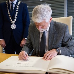 Návštěva prezidenta republiky ve Zlínském kraji, Krajský úřad, 16.4.2024, foto: Zuzana Bönisch