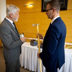 Návštěva prezidenta republiky ve Zlínském kraji, Krajský úřad, 16.4.2024, foto: Zuzana Bönisch