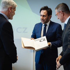 Návštěva prezidenta republiky ve Zlínském kraji, Česká zbrojovka, 17.4.2024, foto: Zuzana Bönisch