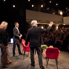 Návštěva Zlínského kraje, debata s občany, Slovácké divadlo, 17.4.2024, foto: Zuzana Bönisch