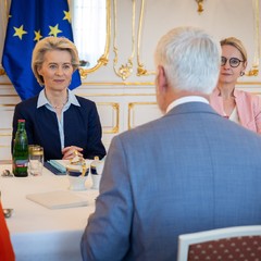 Prezident republiky přijal předsedkyni EK Ursulu von der Leyenovou, Pražský hrad, 30.4.2024, foto: Zuzana Bönisch