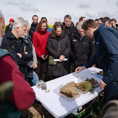 Prezident republiky s manželkou navštívili zemědělce v Radošovicích a Milošovicích, 24.4.2024, foto: Tomáš Fongus
