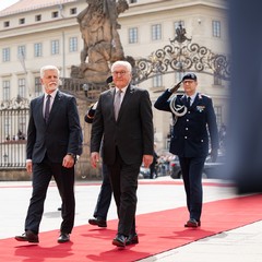 Oficiální návštěva prezidenta Spolkové republiky Německo, Pražský hrad, 29.4.2024, foto: Tomáš Fongus