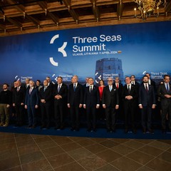 Plenární jednání nejvyšších představitelů států a vlád iniciativy Trojmoří, 11.4. 2024, foto: Tomáš Fongus