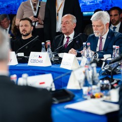 Plenární jednání nejvyšších představitelů států a vlád iniciativy Trojmoří, 11.4. 2024, foto: Tomáš Fongus