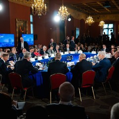 Plenární jednání nejvyšších představitelů států a vlád iniciativy Trojmoří, 11.4. 2024, foto: Tomáš Fongus