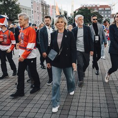 Zahajovací zápas Mistrovství světa v ledním hokeji 2024, O2 Aréna, Praha, 10.5. 2024, foto: Zuzana Bönisch