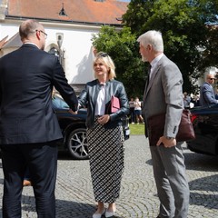 Návštěva prezidenta Petra Pavla a paní Evy Pavlové v Pardubickém kraji, Krajský úřad, 21.5.2024, foto: Tomáš Fongus 