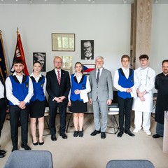 Návštěva prezidenta Petra Pavla a paní Evy Pavlové v Pardubickém kraji, Krajský úřad, 21.5.2024, foto: Tomáš Fongus