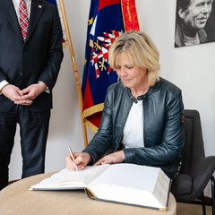 Návštěva prezidenta Petra Pavla a paní Evy Pavlové v Pardubickém kraji, Krajský úřad, 21.5.2024, foto: Tomáš Fongus
